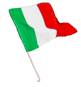 Stab Flagge Italien 30x45cm Am Holz Stab 60cm Allerartshop De